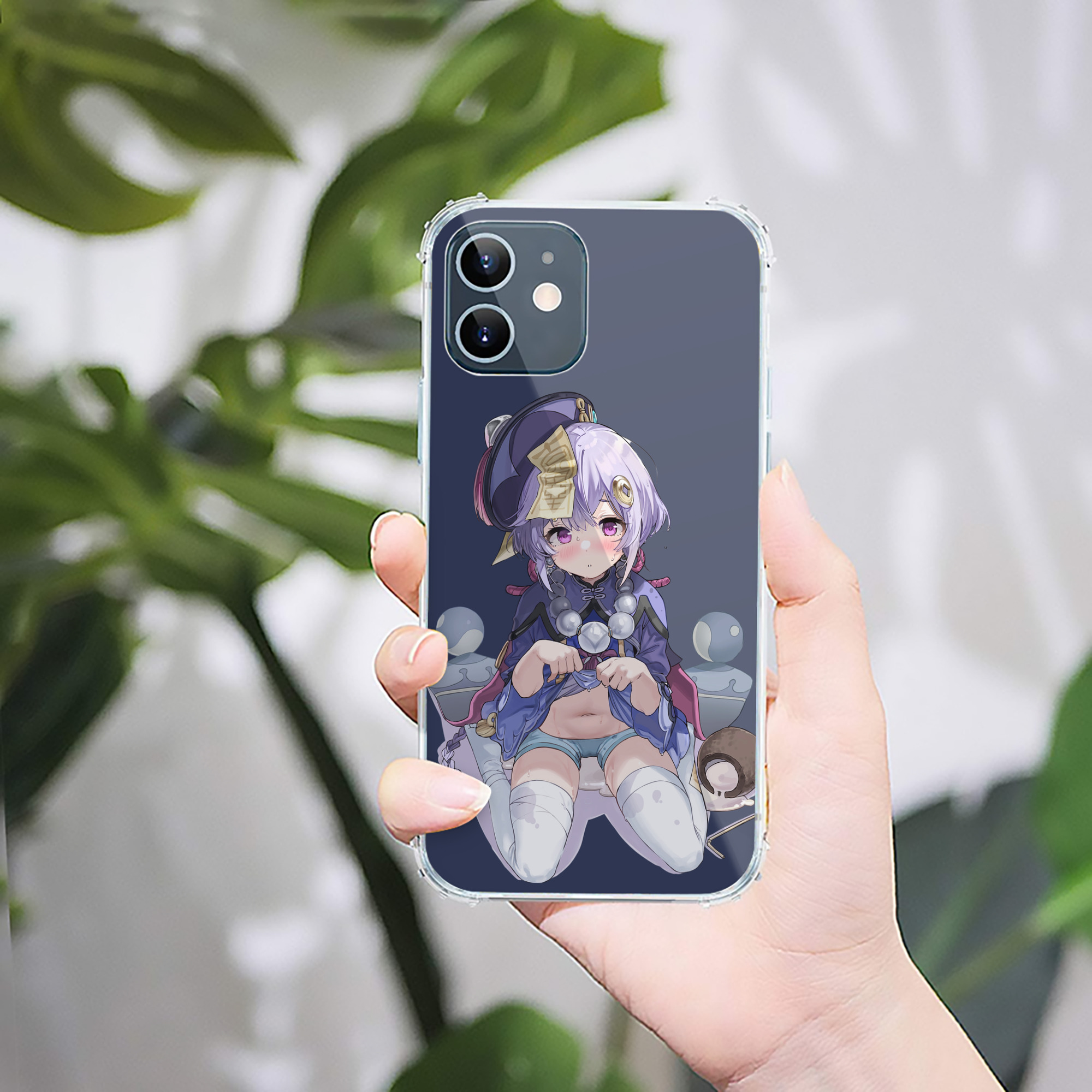 げんし神 七七 なな  genshin Nana 【iPhone 12シリーズ対応】透明スマホケース（クリアソフトケース）